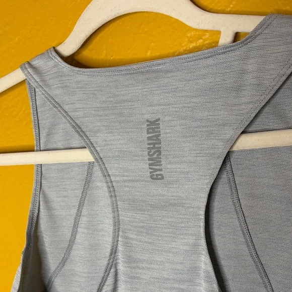 Gymshark Women’s Light Gray Tank Top S/M Good Condition! - Picture 5 of 6